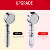 SHAI Arrival Handheld Shower Head One Key To Stop Water With Filter Shower Head 3 Functions Saving Water High Pressure Showe 210724