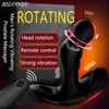 NXY Vibratori Sex Shop Nuovo Vibrante Rotante Telecomando Plug anale Butt Toys Massaggio prostatico Vibratore Gay For Men 1125