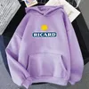 Ricard Hoodie String Vinter Kläder Kvinnor Estetisk Harajuku Pullover Toppar Draw Pullovers Oversized Långärmad Bomull 210805