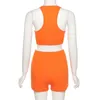Gxqil Summer Training Shorts Set For Gym Workout Kläder Kvinnor Sportkläder Fitnsuit Yoga Active Wear Women Sport Outfit 2021 x0629