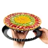 Stampi per crostata antiaderente da 8 pollici, quiche, per flan, torta, pizza, torta, rimovibile, fondo sciolto, scanalato, resistente, per pizza, teglia