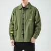 Fashion Trends Men's Jackets Army Cargo Autumn Teen Plus Size Windbreaker Coats High Quality Loose Fit Streetwear Outerwear