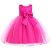 Kwiat Księżniczka Dziewczyna Sukienka Tutu Wedding Birthday Party Dresses Dla Dziewczyn Christening Nastolatek Prom Designs Dzieci Kostium Q0716