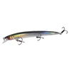 10 Pz/lotto Lungo Minnow Richiamo di Pesca 13 cm 15g Galleggiante Duro Wobbler Crankbait Occhi 3D Esca Artificiale Trota Luccio pesca alla carpa