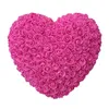 25CM Heart Shaped Flower Rose Valentine's Day Gift Wholesale Love PE Foam FLowers Wedding Party Decoration SEAWAY CCD12994