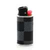 Najnowsze Mini Kolorowe Palenie PU Leather Lighter Case Casing Shell Ochrona Rękaw Portable Innowacyjna konstrukcja Suche Ziół Tobacco Holder DHL