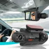 Samochód DVR Samochód HD DVR Dwukierunkowe 1080p Recorder Driving Visible At Night In-Car Wyczyść Wyświetlacz Dual Camera Dash Cam