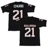 Custom Nick Chubb 21# High School Football Jersey ricamo Ed Black Qualsiasi nome Numero Dimensione S-4xl Maglie di alta qualità