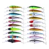 Hengjia 80 pcs conjunto de pesca hot 3d minnow lure 10 cor 11.7g / 11cm alta qualidade pesca isca pesca dura mi026