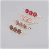 Hair Clips & Barrettes Jewelry Babysbreath Hairpin Cluster Fashion Golden Sweet Lady Aessories Side Clip Simplicity Versatile Mti Color Cute