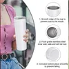 Tasses de sublimation bricolage 20 oz gobeurs consécutifs avec couvercle et paille métallique et bas en caoutchouc en acier inoxydable slim bombe assule de voyage de voyage