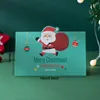 메리 크리스마스 인사말 종이 카드 S 크리스마스 선물 필기 축복 엽서 팬타 클로스 눈사람 곰 만화 패턴 카드 BH4878 Tyj