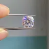 Meisidian D VVS 8x8 쿠션 오래 된 광산 컷 골동품 화이트 루스 보석 Moissanite 다이아몬드 반지 H1015