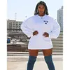 Designer High Quality Dress Black Lives Matter Vintage Woman Long Sleeve Pullover Top Mini Women Club Wear 210525