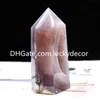 10 pcs natural Druzy Agate Geode Mineral Rock Quartz Cristal De Cristal Tower Ponto Prism Wand Cura Cura Drusy Gemstone Obelisk Espécime