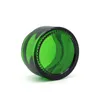 Grön Glasburk Kosmetisk Lip Balm Cream Jars Rund Glas Teströr med inre PP-linjer 20g 30g 50g Kosmetik