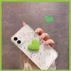 반짝이 블링 사랑 하트 폰 케이스 전화 15 14 13 12 11 Pro 12max 13 Mini 8 7 6 6S Plus XR X XS Max SE Drop Glue Back Cover Case