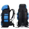 Backpacking Packs 90L 80L Travel Bag Camping Ryggsäck Vandringar Armé klättring Vandring Sportpås stor kapacitet XA857WA P230510