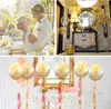 Party Decoration 36-inch Round Transparent Paper Balloon Wedding Layout Large Confetti Balloons Wholesale SN1345