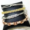 Fashion Hard Metal Luxury Gilding Bangle Multi Design Bangles With Luxurious Artificial Diamonds Inlaid Golden And Silver