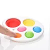 Push Bubble Fidget Toy Silikon Dekompression Kinder sensorisches Stressabbauspielzeug für die frühe Bildung