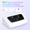 4in1 High Frequency Galvanic Vacuum Beauty Equipment For Skin Care Facial Lifting Salon Home Use