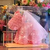 35cm Alla hjärtans dag gåva Pe Rose Unicorn med presentförpackning Toys fyllda full av kärlek romantisk docka Söt flickvän gåvor