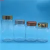 30ピース80ml 100ml 120ml 150ml 4オンスの透明なプラスチックの空のボトルパウダーピルキャンディーバス塩シーリングペーストコンテナハイクォリタイト