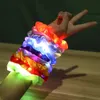 Girls LED Luminous Scrunchies Hairband Ponytail Holder Headwear Elastic Hair Bands Solid Color Hair Accessories 20pcs