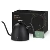 Coffee Kettle 1.5L 1.2L 1.0L Pour Over Coffee Tea Pot Kettle Drip Kettle Gooseneck Stainless with Thermometer Insulated Handle 210309