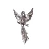 Pins, Brooches Color Full Rhinestone Hummingbird Brooch High-end Cartoon Animal Bird Coat Pin Accessories