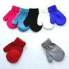 Luvas de crianças tricando luva quente crianças meninos meninas mittens unisex luvas cores