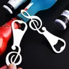 NEWMusic Note Bottle Opener Wedding Stainless Steel Beer Opener Restaurant Bar Tools Kitchen Gadgets Wholesale EWD7520