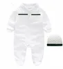 2021 Infant 2 stücke set Hut Overall Kinder Kleidung Mädchen Jungen Kleidung Neugeborenen Baby Strampler Kleinkind4880655