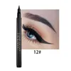 Handaiyan 12 färger Matte Rainbow DIY eyeliner penna Vattentät långvarig 1,6 ml nettovikt 120pcs / lot dhl