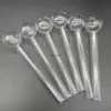 Hookahs Pyrex Glass Oil Burner Pipe Clear pipes transparent Great Tube tubes Nail tips