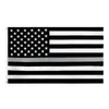 90 x 150 cm, schwarze amerikanische Flagge, Polyester, kein Viertel wird gegeben, USA, historischer Schutz, Banner, Flagge, doppelseitig, für den Innenbereich