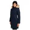 Moda Donna Designer Canada il piumino lucido Parka Abito invernale Cappotto Vera pelliccia di procione Colletto staccabile Cappuccio Parka Doudoune Pgpg