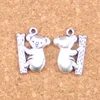 58 pièces Antique argent plaqué Bronze plaqué koala ours pendentif à breloques collier à faire soi-même Bracelet résultats de Bracelet 20*14mm