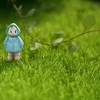 Obiekty dekoracyjne figurki 1PC DIY Mini Fairy Garden Symulacja Rośliny Sztuczne fałszywe mchu trawnik Zielona żywność mikro krajobraz decreta