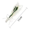 Pins, broscher Hawson Dry Flower Corsage Fashion Pin Brooch för Weeding Party