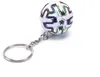 Souvenirs de football en 3D Pu Leather Keychain Men Soccer Fans de trousseur Pendant 9 types à choisir 2622789