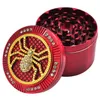 Broyeur en métal de haute qualité 63mm 55mm 52mm 4 couches broyeurs d'herbes broyeurs de pollen broyeurs de tabac broyeurs de tabac accessoires pour fumer DHLH8315210