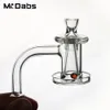 Spinner Quartz Banger Set Smoking Accessories with 1 Glass Terp Pearl and Carb Cap 1 Glass Cone 10mm 14mm 19mm Male/female Clear Joint for Dab Rig Water Pipe