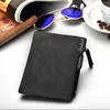 Wallets Fashion Wallet Men Soft Leather Small Money Purses With Removable Card Slots Multifunction Zipper Coin Bag