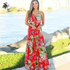 Boho Summer Dress Women Multicolor Vneck Maxi Dress Long Dresses for Women Plus Size Clothing Sexy Party Woman Dress New Robes 214972751