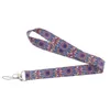 10st / parti J2821 Tecknad Yoga Lanyard Keys Telefon Neckrem Keychain Lantering ID Id Badge Holder för fans