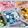 Nail Salon Health & Beautynail Glitter 1 Box Mermaid Nails Holographic Chunky Sequins Hexagon Paillette Iridescent Spangle Flakes Decoration