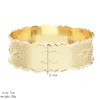 Gouden Dubai -armband voor vrouwen Marokko armband Midden -Oosten Populaire bruiloft sieraden Afrikaans geschenk Q0719