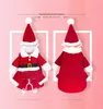 Xs para xxl roupas de cão Natal roupas com chapéus Decorações de festa de ano novo vermelho gatos de inverno acessórios doces Papai Noel cosplay olhar personagens verticais